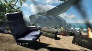 Oceanic Flight 815 on the beach